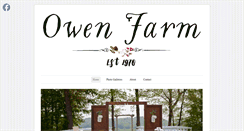 Desktop Screenshot of owenfarm.com