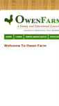 Mobile Screenshot of owenfarm.org