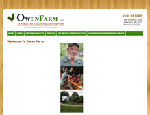 Tablet Screenshot of owenfarm.org